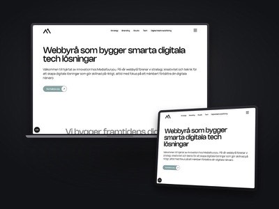 Media4you website shown on a laptop and tablet